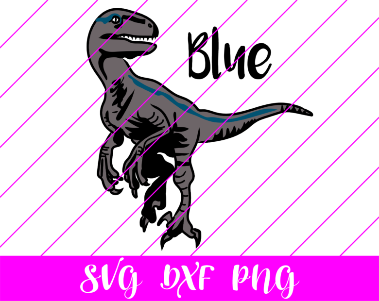 blue raptor svg